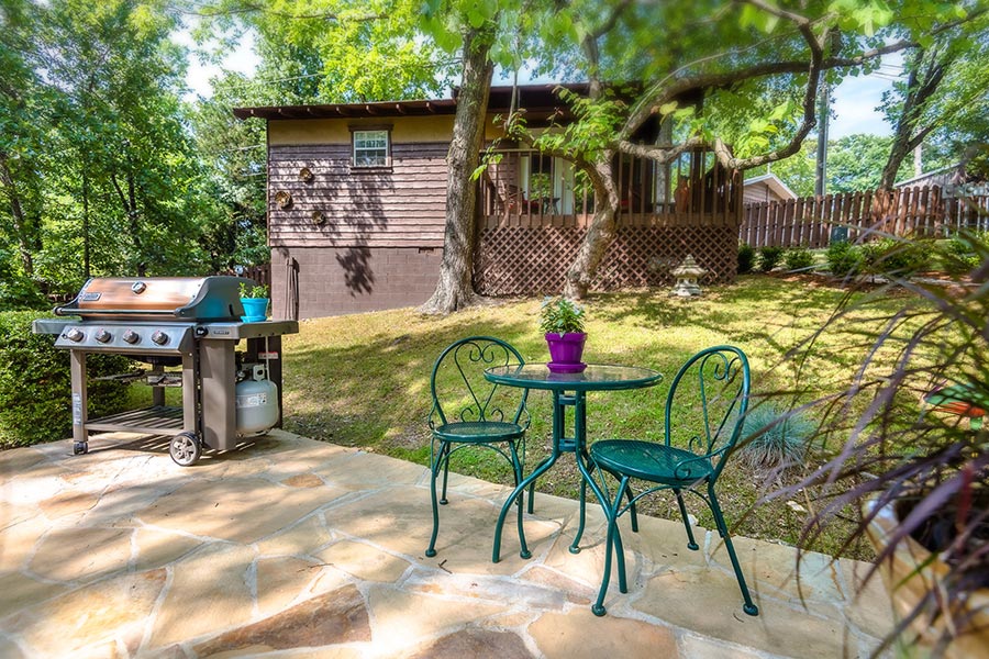 shared patio space